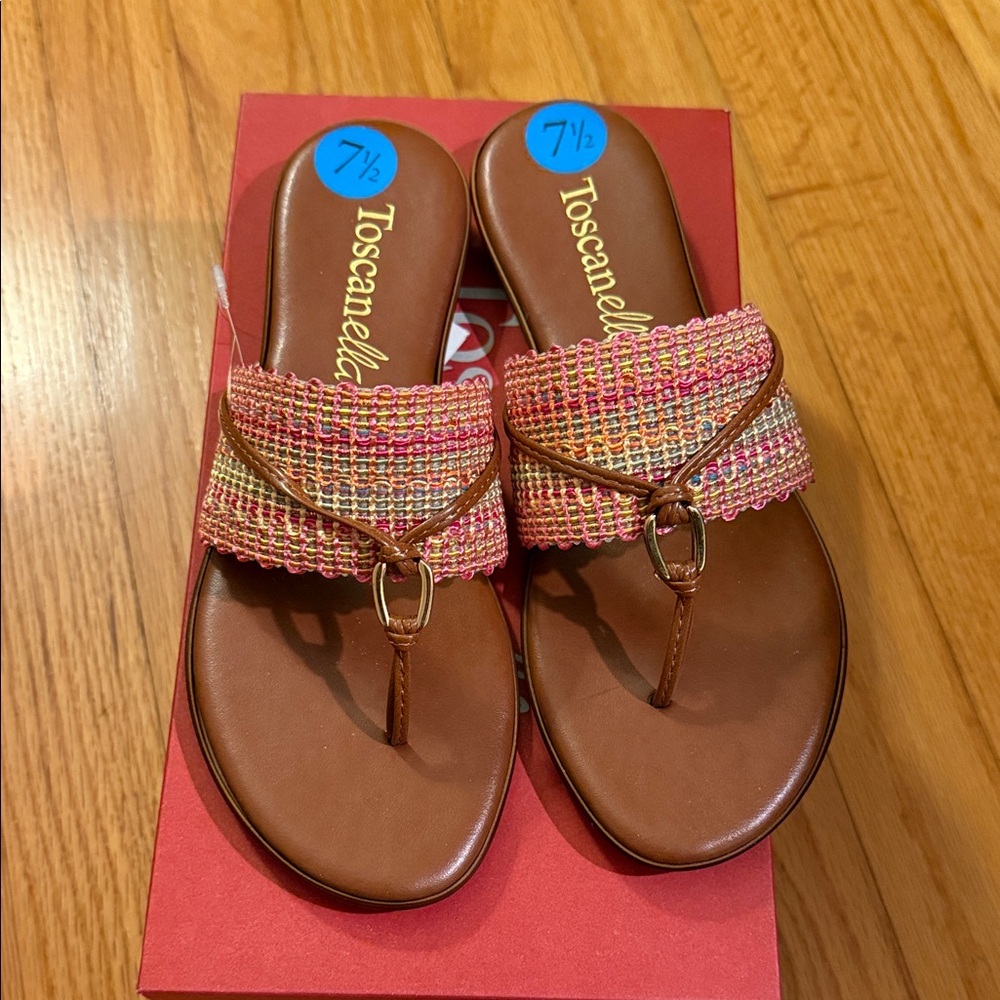 Women's Toscanella Woven Sandals - size 7.5